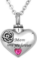 charmsstory love you forever urn cremation necklaces for ashes - a touching reminder of grandma logo