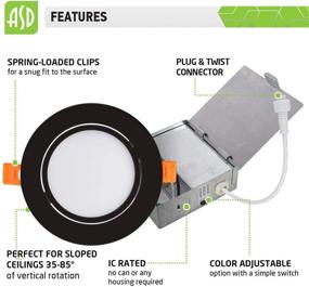 img 2 attached to ASD Adjustable Recessed Selectable Equivalent Industrial Electrical for Lighting Components