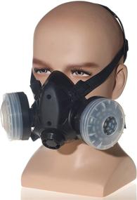 img 2 attached to Efficient Protection: HXMY Anti Dust Respirator Reusable Goggles for Optimal Safety