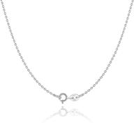 💎 stylish and durable: cieltear 925 sterling silver chain necklace for women girls with lasting shine – 1.2mm cable chain italian thin silver chain, available in various lengths (16/18/20/22/24 inch) logo