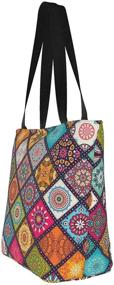 img 2 attached to Geometric Seahawk Handbag Shoulder Shopping Women's Handbags & Wallets