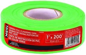 img 2 attached to 🚩 Task Tools T59205 Flagging Tape: Highly Visible and Durable 1 Inch Width for Efficient Task Management