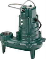 zoeller waste-mate 267-0002 - 1/2 hp non-automatic heavy-duty submersible sewage pump for effluent, dewatering, or sewage applications логотип