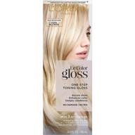 🤩 l'oreal paris le color one step hair toning gloss: cool blonde (4oz) - эффективное средство для тонирования волос логотип