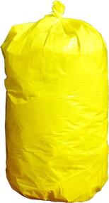 img 1 attached to 🗑️ High-Quality 33 Gallon Bright Yellow Durable Facilities Maintenance Trash Bags