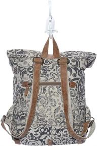 img 2 attached to 🎒 Stylish Upcycled Cowhide Backpack - Myra Bag