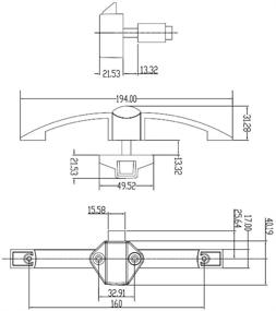 img 1 attached to Encell Cupboard Knob Latch Lock For RV Camper Trailer Motorhome Caravan Boat Replacement Parts