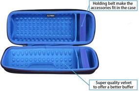 img 2 attached to 🔵 LTGEM Hard Travel Case for JBL Charge 4/Charge 5 Portable Bluetooth Speaker - Blue, Waterproof & Wireless