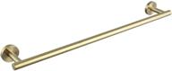 🛁 premium quality kimzcn sus 304 stainless steel 30-inch bathroom single towel bar: wall mount towel holder in hotel style brushed pvd zirconium gold logo