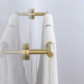 img 1 attached to 🛁 Premium Quality Kimzcn SUS 304 Stainless Steel 30-Inch Bathroom Single Towel Bar: Wall Mount Towel Holder in Hotel Style Brushed PVD Zirconium Gold