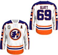 🏒 borizcustoms doug glatt halifax 2 hockey jersey with emhl and a patches - premium quality stitched design логотип