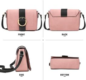 img 2 attached to Stylish Vegan Leather Crossbody Shoulder Bags for Women - Fashionable Structured Messenger Purses