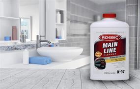 img 1 attached to 🚽 Roebic K-97 Main Line Cleaner: Powerful Biodegradable Bacteria to Tackle Paper, Fats, and Grease in Sewer and Septic Systems - 32 Ounces