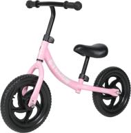 pedalless balance bikes for kids ages 3-6 with adjustable seat – perfect birthday gift for boys and girls, no pedals indoor/outdoor bicycle logo