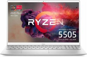 img 4 attached to 💻 Dell Inspiron 5505 Laptop: AMD Ryzen 7 4700U, 8GB DDR4, 256GB SSD, FHD 15.6-inch Non-Touch Display