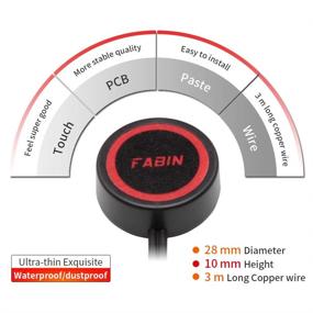 img 1 attached to 🔒 FARBIN Button: Mini Locking Momentary Switch for SPST Electronics: A Comprehensive Review