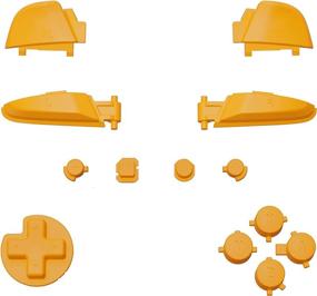img 3 attached to 🎮 eXtremeRate Caution Yellow Repair ABXY D-pad ZR ZL L R Keys for Nintendo Switch Pro Controller - DIY Replacement Full Set Buttons, Tools Included (Controller Not Included)