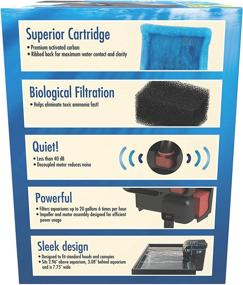 img 2 attached to 🐠 Aqua-TECH 3-Stage Filtration Power Filter for Aquariums