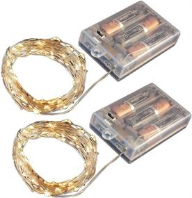 img 2 attached to 🌟 Lumabase 67402 Amber LED феерические светодиодные гирлянды: работают от батареек - наслаждение!