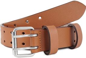 img 3 attached to 🔝 Premium Heavy Double Cowhide Leather X Small Men's Accessories and Belts: Superior Quality and Style