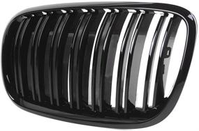 img 1 attached to 🚘 Enhance Your BMW X5 E70 & X6 E71: SNA X5 X6 Grill - Front Kidney Grille (2007-2013) (2008-2014), ABS Gloss Black Grill, 2-pc Set