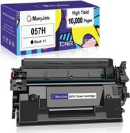 🖨️ high-quality compatible toner cartridge set for canon 057h 057 crg-057h crg-057 - works with canon imageclass mf445dw lbp226dw mf448dw lbp227dw mf445 lbp228dw mf449dw printer (black, pack of 2) logo