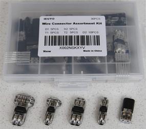 img 4 attached to 🔌 IEUYO Universal Compact Wire Split Connector kit: No Wire-Stripping, Toolless T Tap Connectors for Quick Splice Wire Wiring (30Pcs, 5 Types)