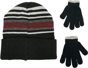 img 3 attached to Stay Warm in Style: Disney Cars Boys Winter Hat and Gloves Set, Age 4-7