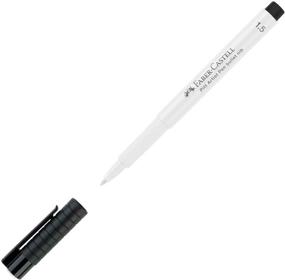 img 3 attached to 🖌️ Faber-Castell FC167893 Artist Pen, White - Pack of 1