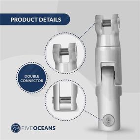 img 1 attached to ⚓ Enhance Stability and Maneuverability with the Five Oceans Multi-Directional Boat Anchor Double Swivel Connector
