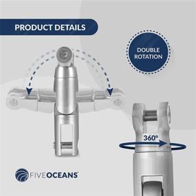 img 2 attached to ⚓ Enhance Stability and Maneuverability with the Five Oceans Multi-Directional Boat Anchor Double Swivel Connector