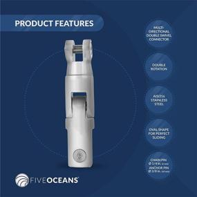 img 3 attached to ⚓ Enhance Stability and Maneuverability with the Five Oceans Multi-Directional Boat Anchor Double Swivel Connector