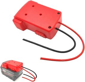 img 4 attached to 🔋 Milwaukee M18 Battery Power Wheel Adapter - 18V Dock Connector, M18 Battery Adapter, Robotics, 12 Gauge