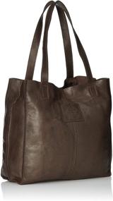 img 3 attached to Dark Brown Genuine Leather Shoulder Handbag by Kompanero: Enhance your style with this elegant accessory!