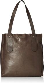 img 4 attached to Dark Brown Genuine Leather Shoulder Handbag by Kompanero: Enhance your style with this elegant accessory!