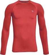 discover the ultimate performance baselayer: baleaf boys' youth compression shirts - long sleeve undershirts logo