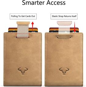 img 1 attached to 💼 BULLIANT Minimal Pull Tab Wallet: Ultimate Men's Accessory for Secure Cards and Organized Money