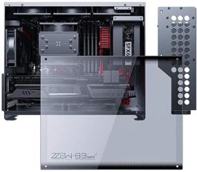 img 4 attached to 2021 Корпус для ПК Mid Tower из алюминиевого сплава Mini MATX ITX с портативным дизайном В3, поддержка блока питания SFX, совместимость с длинными видеокартами - идеально для игр и домашнего использования - установка своими руками