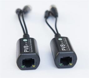 img 1 attached to 🔌 SPT 15-U1010 Passive Power and Video Balun - Efficient Black Connector for Enhanced Signal Transmission