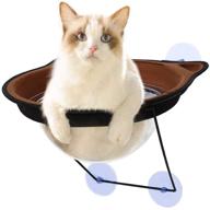 🐱 phabuls cat window bed - space saving window mounted cat bed for small indoor cats up to 28 lb with 4 suction cups - cat hammock window seat logo