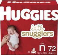 huggies little snugglers baby diapers, size newborn: buy 72 ct online logo