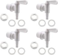 🍺 pera 4 pack bottling bucket plastic spigot - ideal replacement spigot for homebrewing beer or soda logo