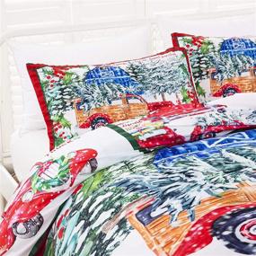 img 2 attached to Christmas Watercolor Comforter Pillowcases Decoration