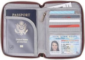 img 2 attached to 🌊 Ocean Travelon Blocking Passport Wallet - Essential Travel Accessories for Safe Travel