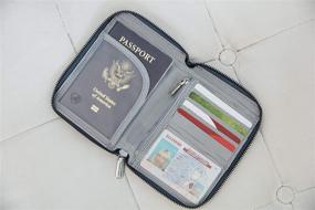 img 1 attached to 🌊 Ocean Travelon Blocking Passport Wallet - Essential Travel Accessories for Safe Travel