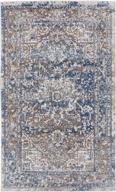 🏮 nuloom lilah medallion vintage area rug, light blue - 3' x 5' size, elegant design logo