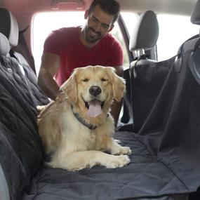 img 1 attached to Franklin Pet Supply Waterproof Car Seat Protector - Universal Fit for Back Seat, Hammock Design - Anti Slip and Pet-Friendly - Ideal for Trucks, SUVs, and Bucket Seats