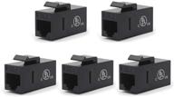 vce listed 5 pack keystone coupler black логотип