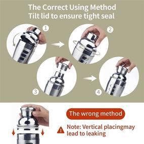 img 1 attached to Precision Mixology: Cocktail Professional Stainless Bartender Measuring for Perfect Drinks