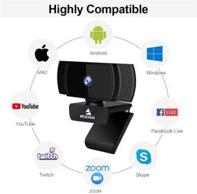 img 2 attached to 📷 NexiGo N930AF 1080p Webcam: AutoFocus, Noise Reduction & Privacy Cover | HD USB Web Camera for Zoom, YouTube, Skype, FaceTime | PC Mac Laptop Desktop (Renewed)